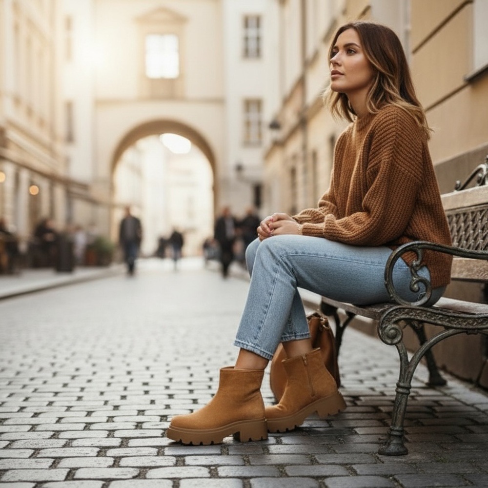 No Boundaries Lug Sole Ankle Boots - Picture 3 of 10